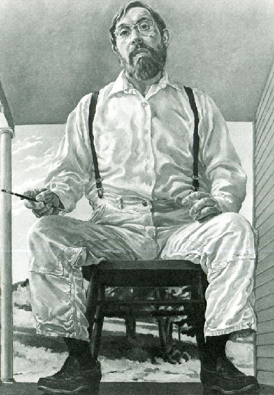 xavier de Callatay self-portrait (1979)